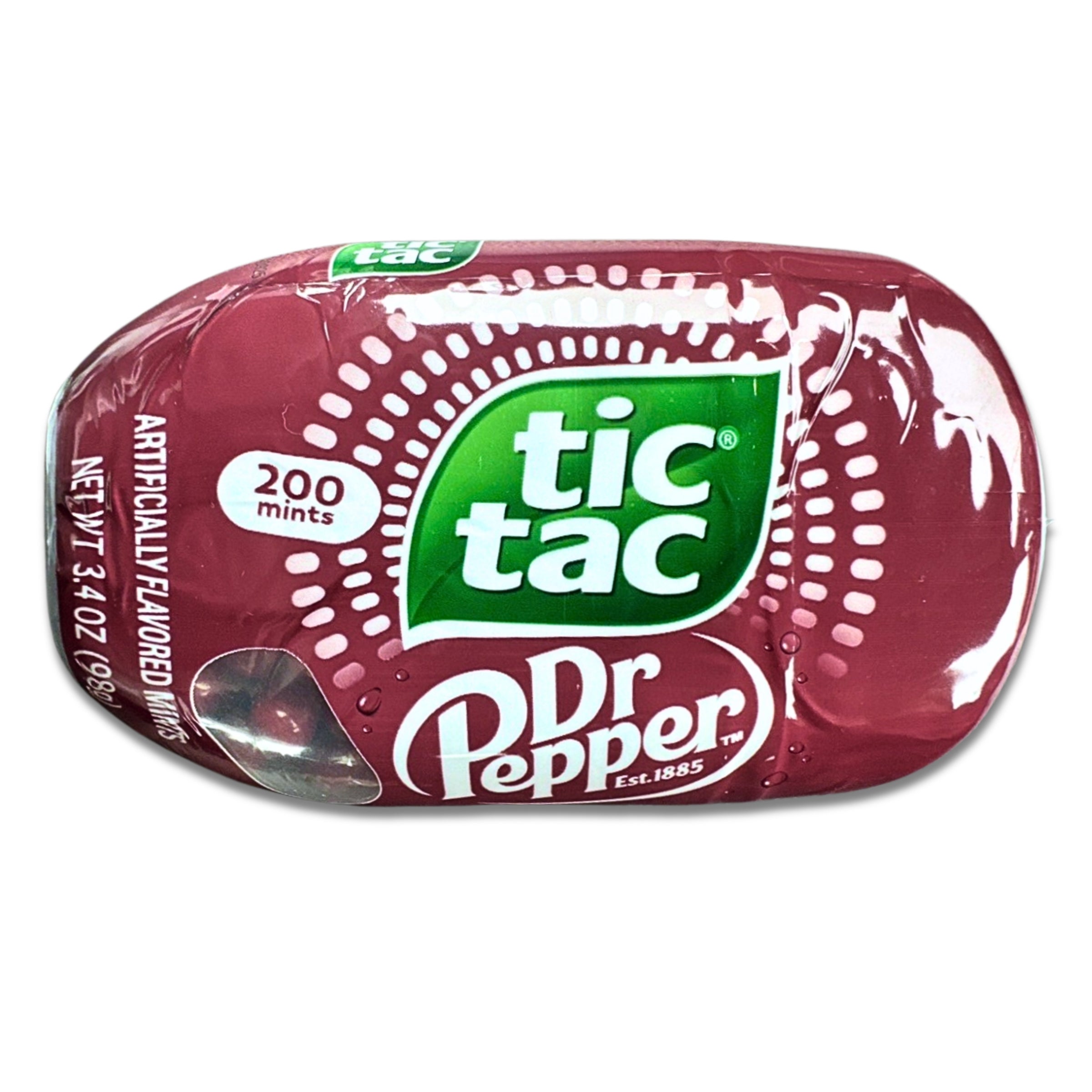 Dr Pepper Tic Tac Mints 3.4 oz | Dr Pepper Museum Gift Shop