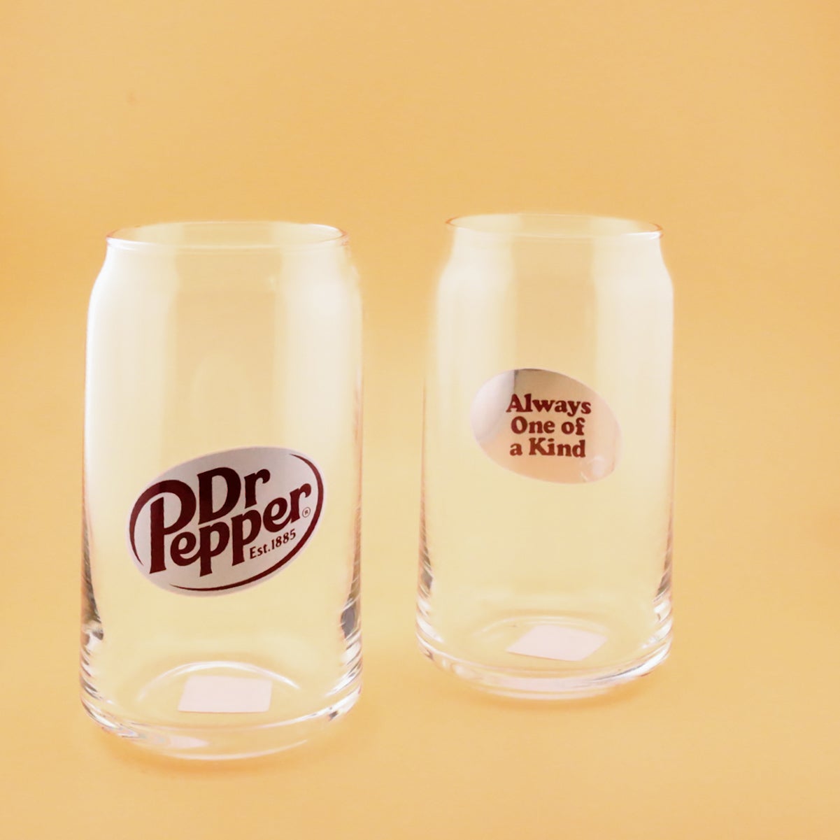 Modern Logo Can Shaped Dr Pepper Glass | Dr Pepper Museum Gift Shop