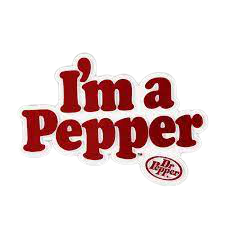 I'm a Pepper Logo Dr Pepper Magnet | Dr Pepper Museum Gift Shop